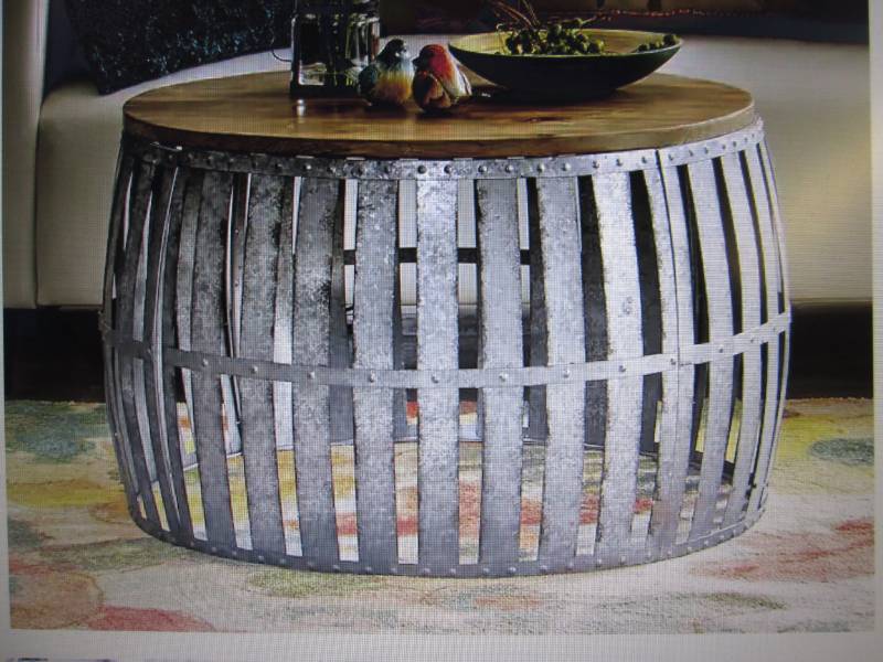 lot 101 image: Olive Bucket Coffee Table open box ...