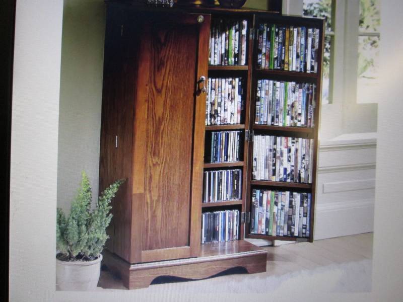 lot 106 image: Locking Media Cabinet open box Reta...