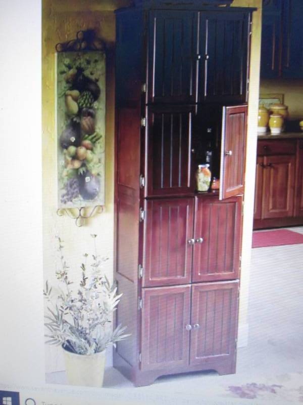 lot 138 image: 8 Door Wall Cabinet open box Retail...