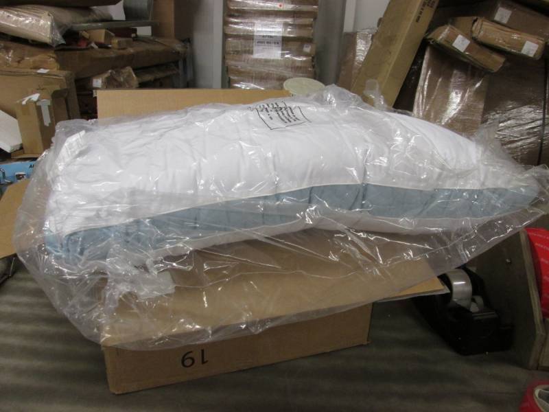 lot 154 image: Set of 2 Density Pillows King open ...