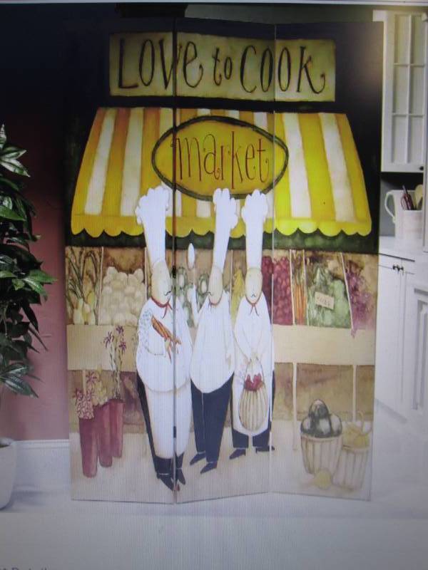lot 162 image: Love to Cook Room Screen open box R...