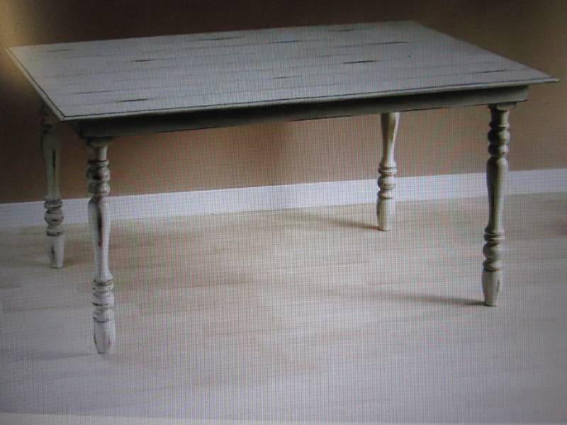 lot 179 image: Ellis Farmhouse Table open box Reta...