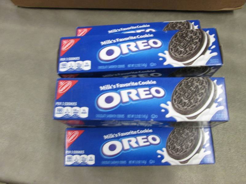 lot 197 image: 10 - 5.2 oz Pks Oreo Cookies...