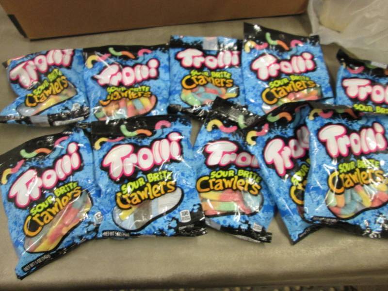 lot 235 image: 10- 5 oz Trolli Sour Brited Crawler...