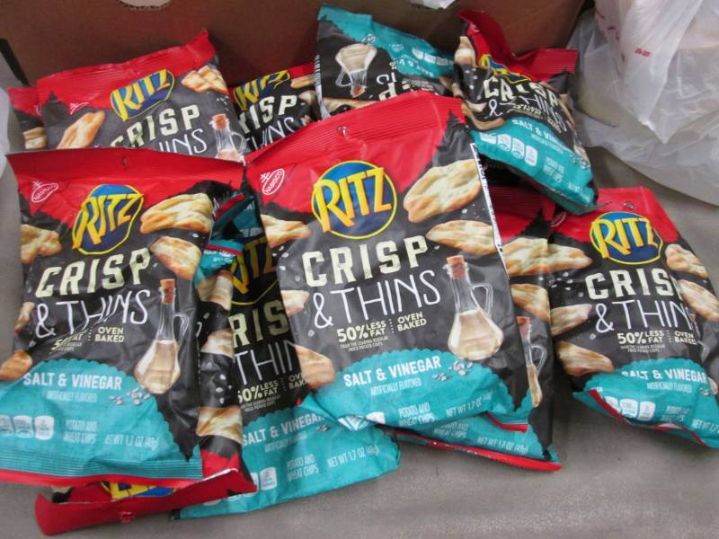 lot 236 image: 12- 1.7 oz pks Ritz Crisp & Thins S...