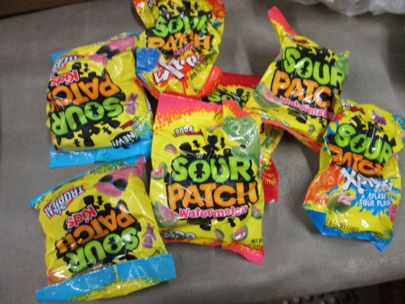 lot 240 image: 8 Assorted Sour Patch Kids...