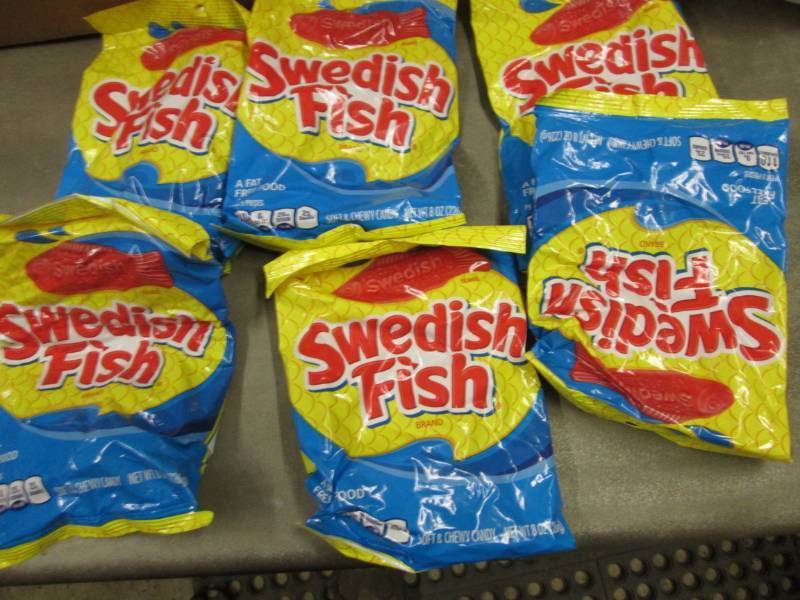 lot 253 image: 6- 8 oz Swedish Fish...