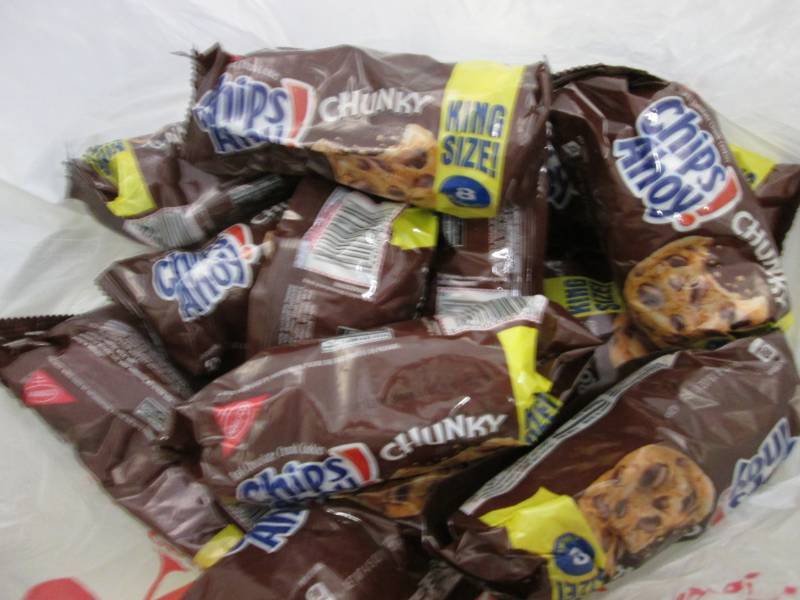 lot 300 image: 12- 4.15 oz Chips Ahoy Cookies...