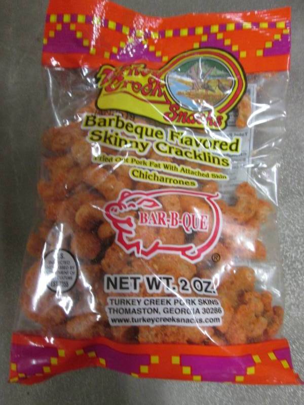 lot 318 image: 12- 2 oz Turkey Creek Snacks Barbeq...