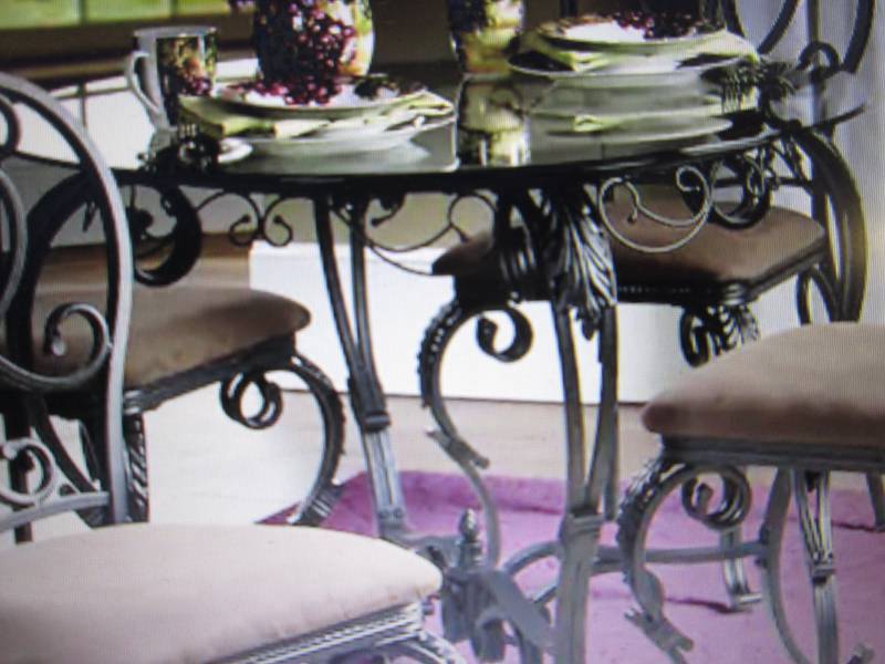 lot 346 image: Glass-Top Table open box Retail $19...