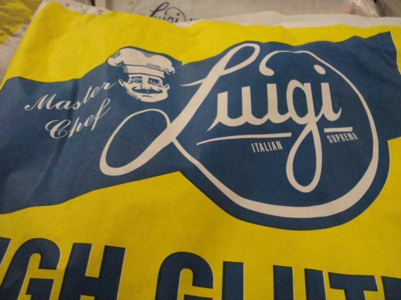 lot 216 image: Luigi High Gluten Flour- 50 lb Bag...