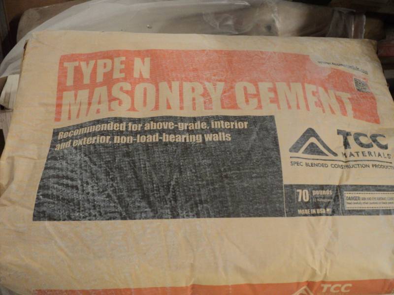 lot 229 image: 2 - 70 lbs Bags Typen Masonry Cemen...