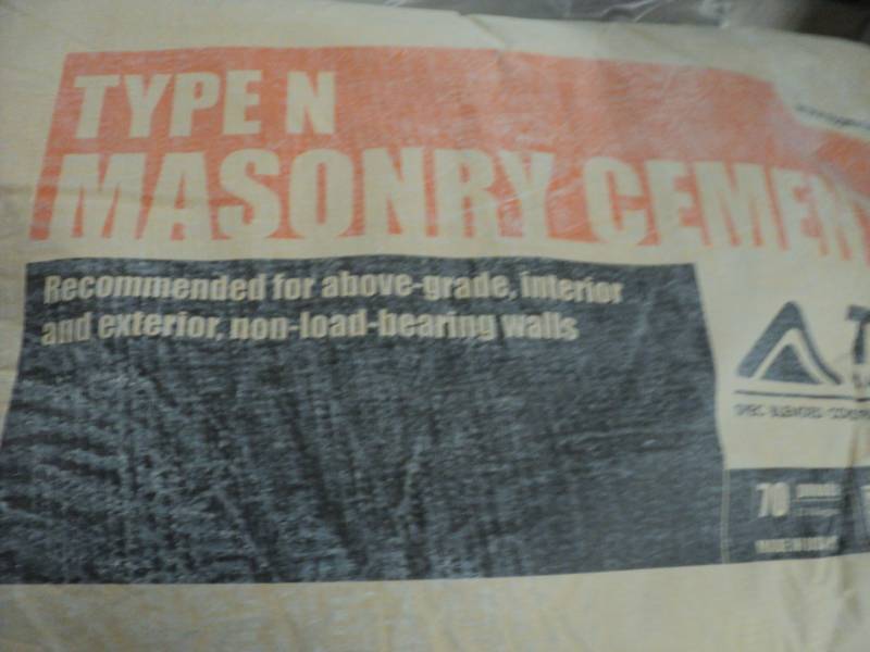 lot 233 image: 2 - 70 lbs Bags Typen Masonry Cemen...
