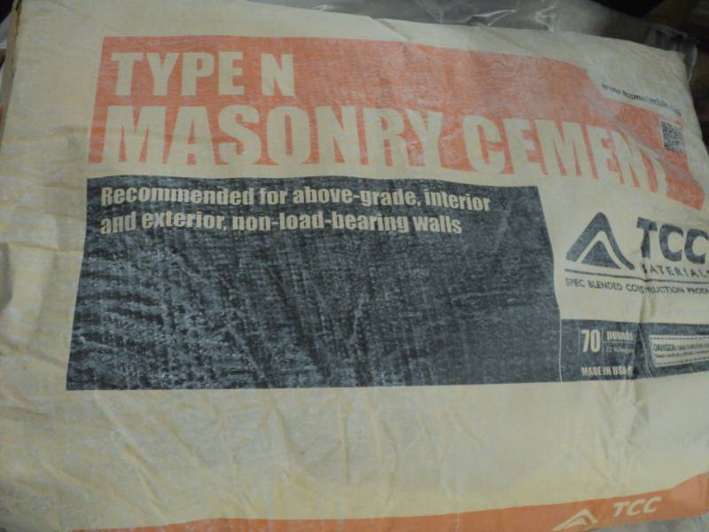 lot 235 image: 2 - 70 lbs Bags Typen Masonry Cemen...