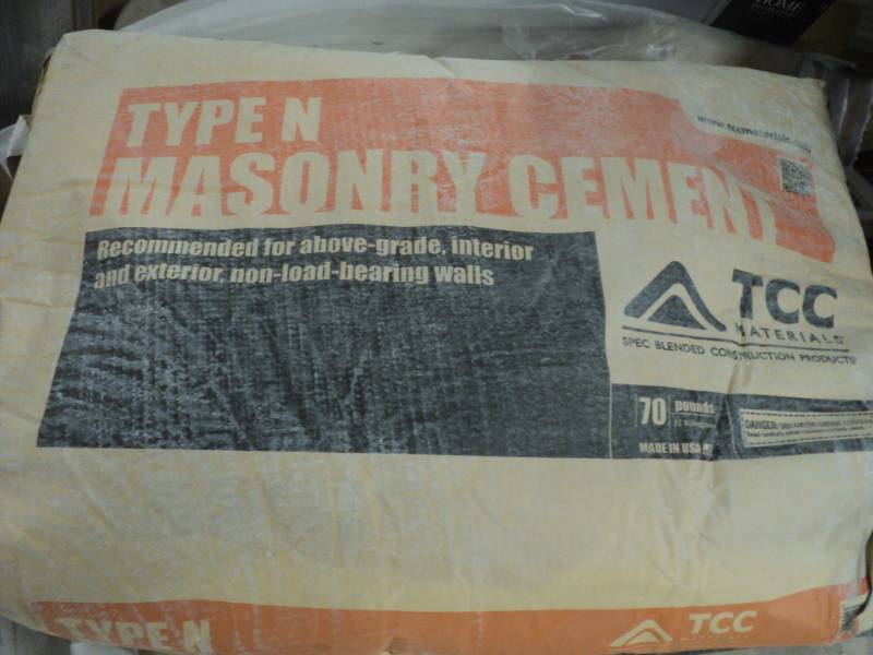 lot 236 image: 2 - 70 lbs Bags Typen Masonry Cemen...