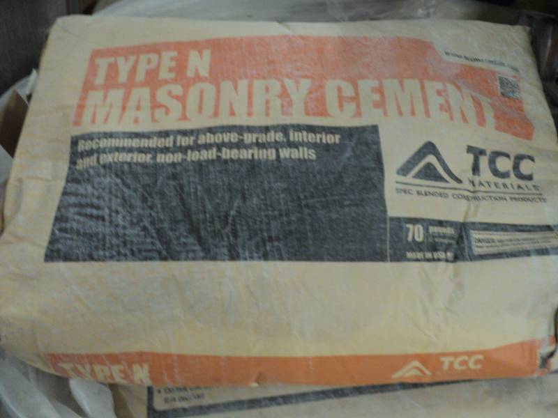 lot 238 image: 2 - 70 lbs Bags Typen Masonry Cemen...