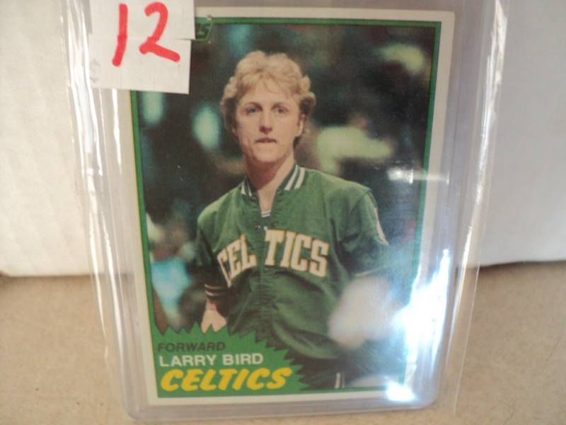 lot 12 image: 1981-82 Topps Larry Bird Cards...