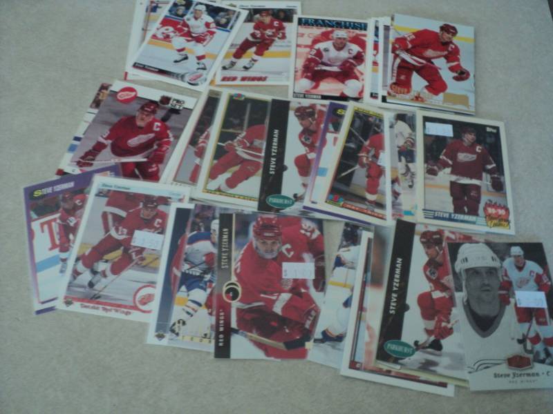 lot 18 image: 40 Steve Yzerman Cards...