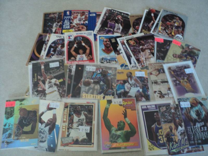 lot 29 image: 50 Karl Malone Cards...