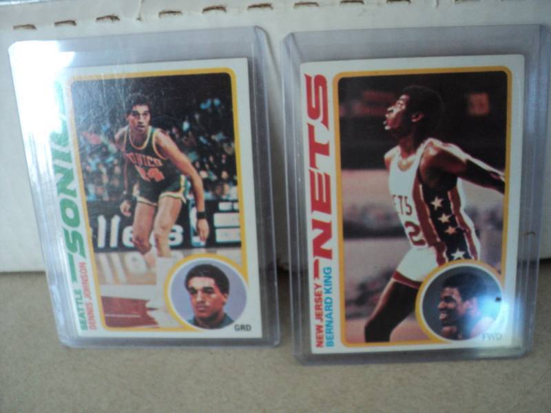 lot 33 image: 1978-79 Topps Basketball Rookie Car...