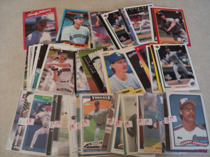 lot 41 image: 50 Randy Johnson Cards...