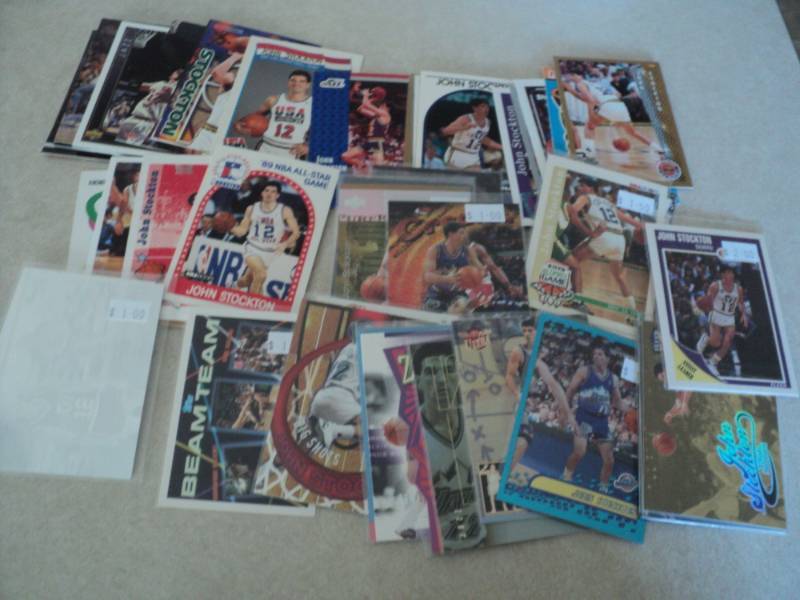 lot 48 image: 50 John Stockton Cards...