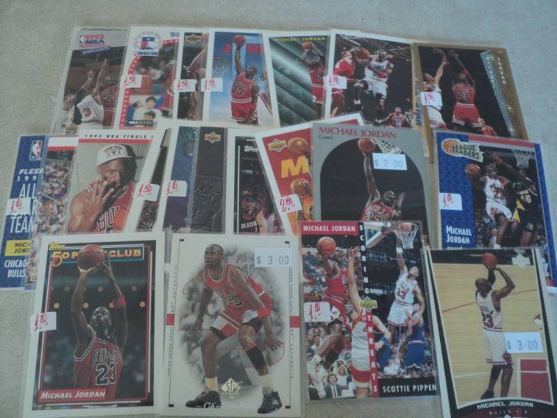lot 69 image: 25 Michael Jordan Cards...