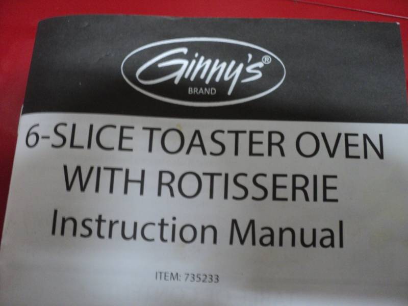 lot 260 image: Ginnys 6 Slice Toaster Oven...