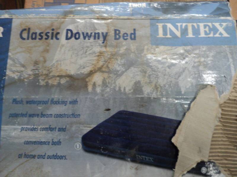 lot 261 image: Intex Outdoor Twin Size Bed...