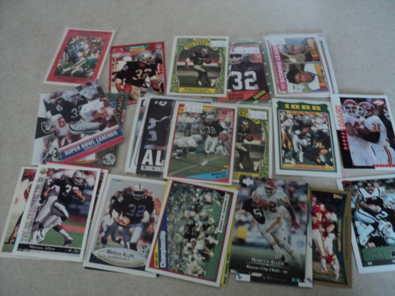 lot 80 image: 40 Marcus Allen Cards...
