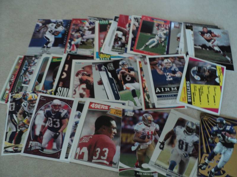 lot 82 image: 50 Football Star Cards...