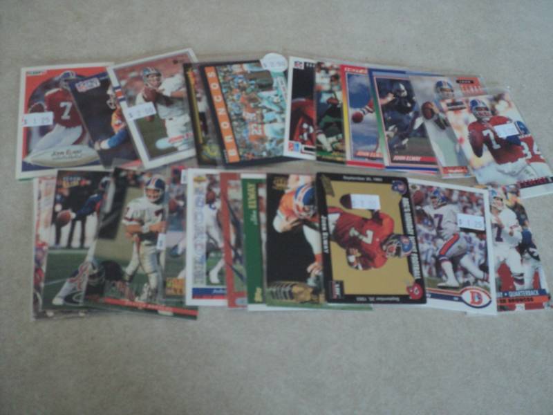 lot 95 image: 25 John Elway Cards...