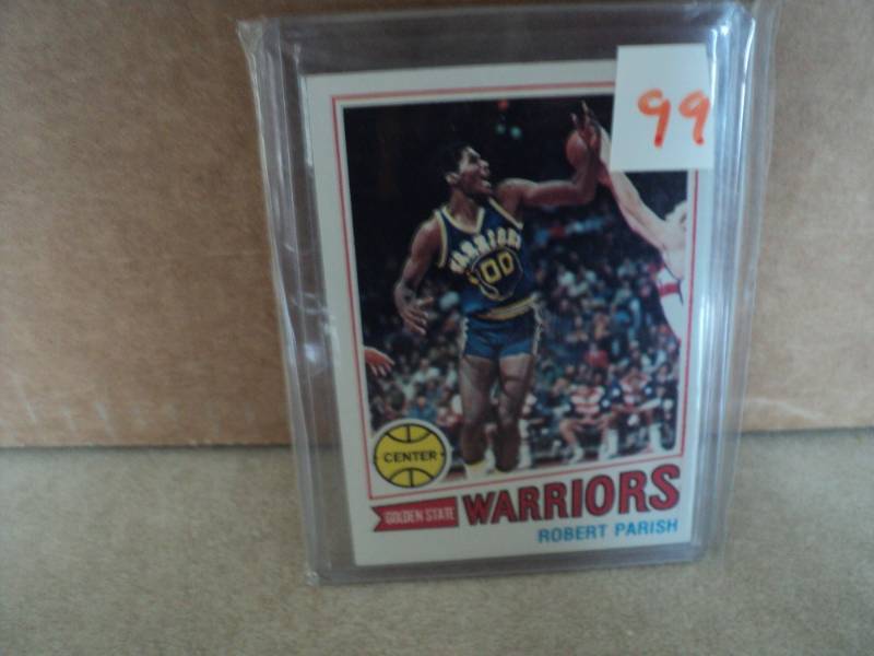 lot 99 image: 1977-78 Robert Parish Rookie Card...