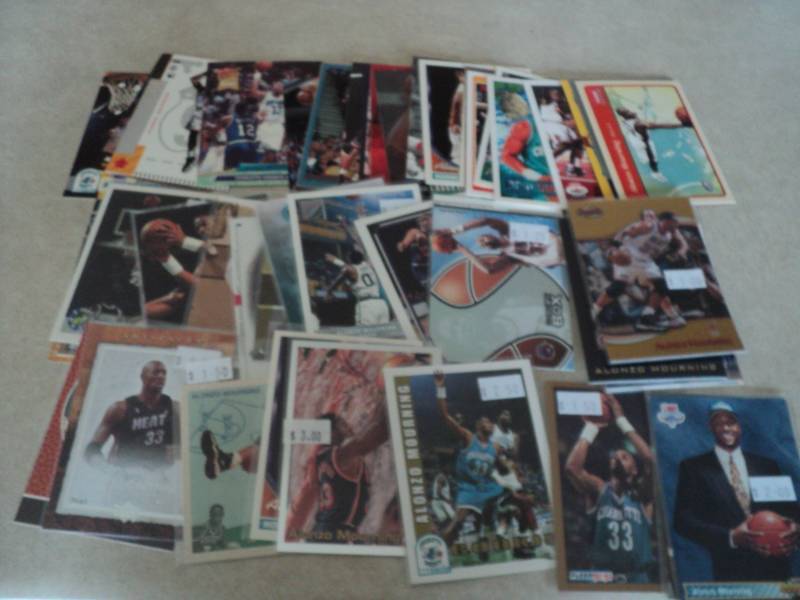 lot 101 image: 40 Alonzo Mourning Cards...