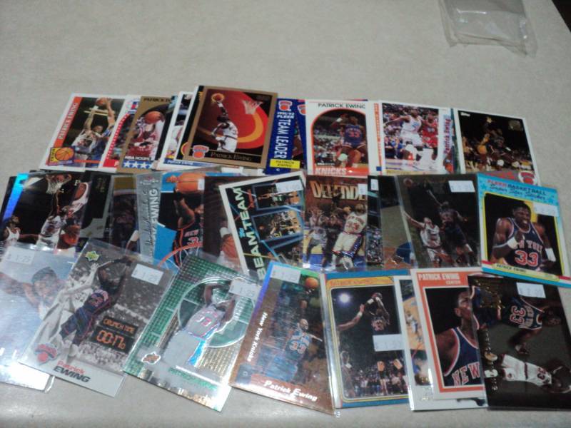 lot 116 image: 50 Patrick Ewing Cards...