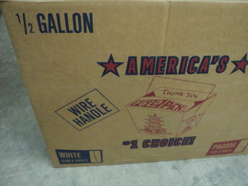 lot 292 image: Case of 12 gallon Food Pails with ...