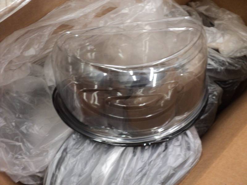 lot 300 image: Case of 100 - 8 Half Cake Black Ba...