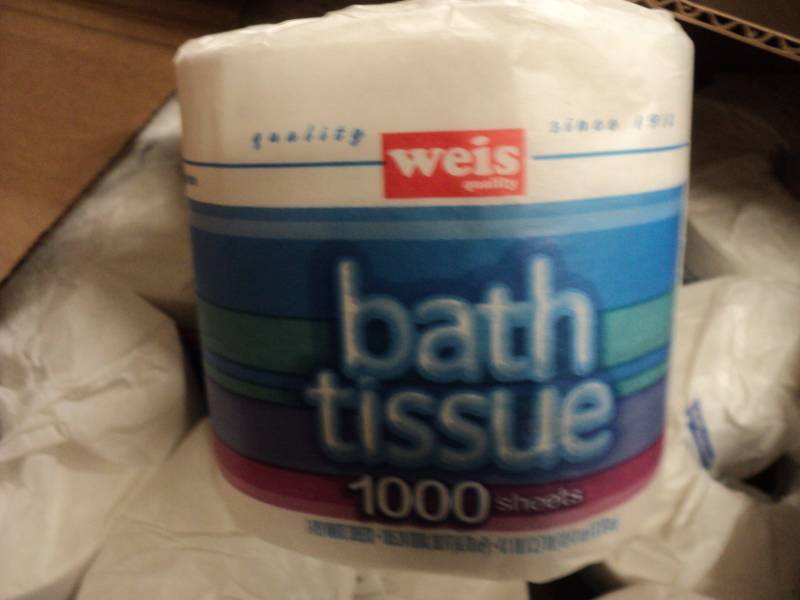 lot 310 image: Box of 45 Weiss Bath Tissue- indivi...