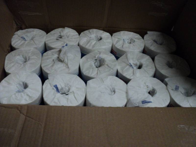 lot 311 image: Box of 45 Weiss Bath Tissue- indivi...