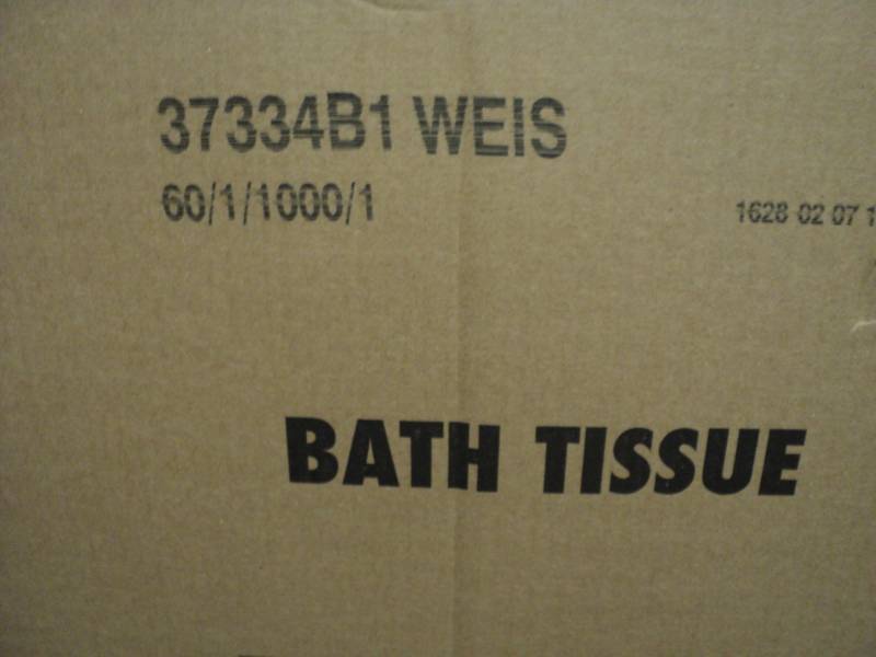 lot 312 image: Box of 45 Weiss Bath Tissue- indivi...