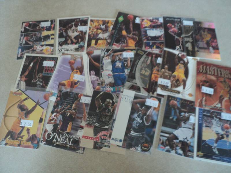 lot 129 image: Shaquille Oneal Cards...