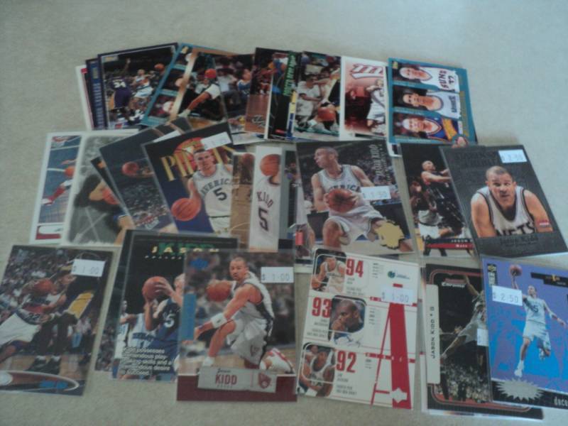 lot 130 image: 40 Jason Kidd Cards...