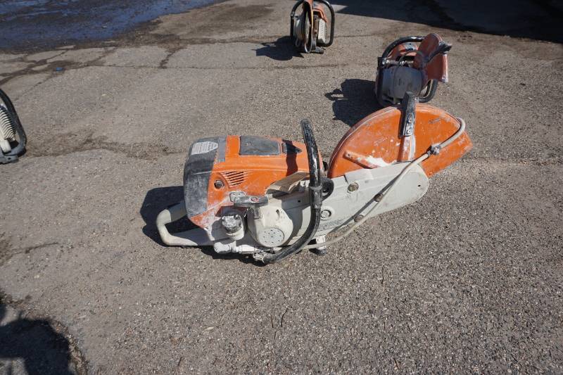 lot 24 image: Stihl Model TS700 Gas Powered Chop Saw