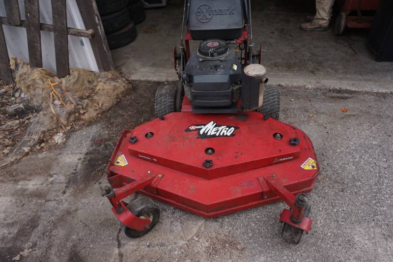 lot 3 image: Exmark Metro 48 Walk Behind Commercial Lawn Mower