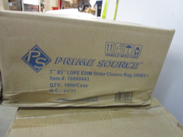 POLY BAGS WITH ZIP CLOSE