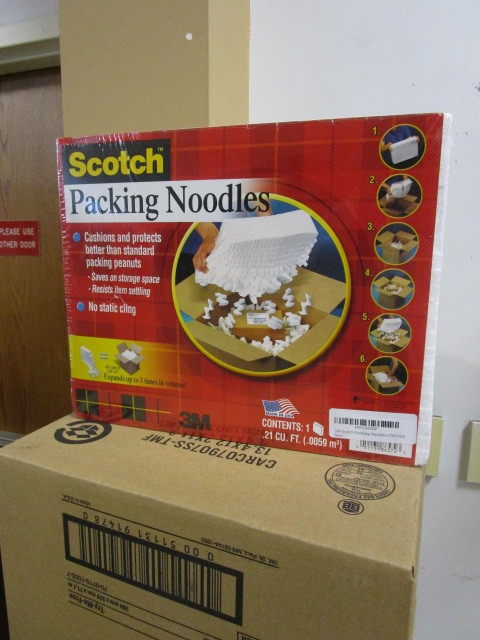 CASES OF PACKING NOODLES
