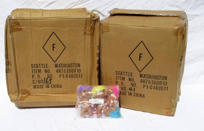 lot 37 image: Large Lot of New Troll Dolls With Accessories