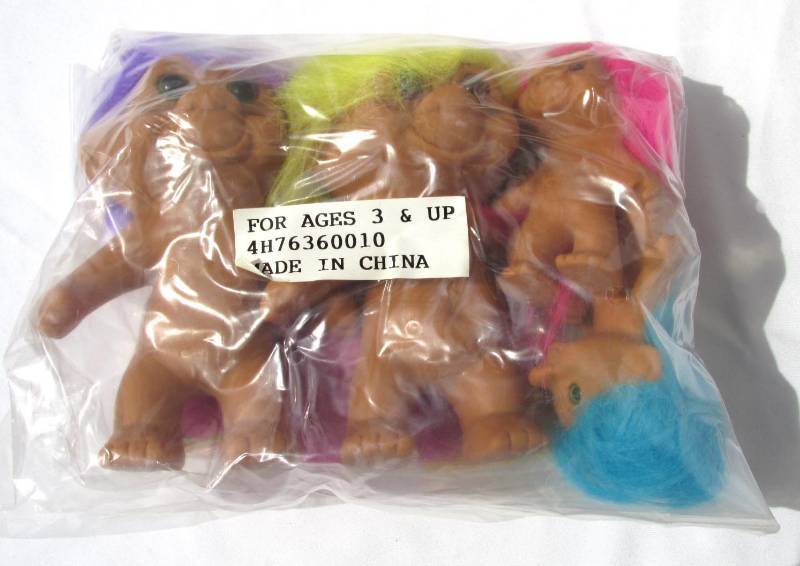 lot 38 image: Large Lot of New Troll Dolls With Accessories