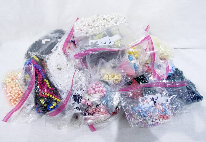 lot 59 image: Huge Lot of Hundreds of New Beaded Necklaces