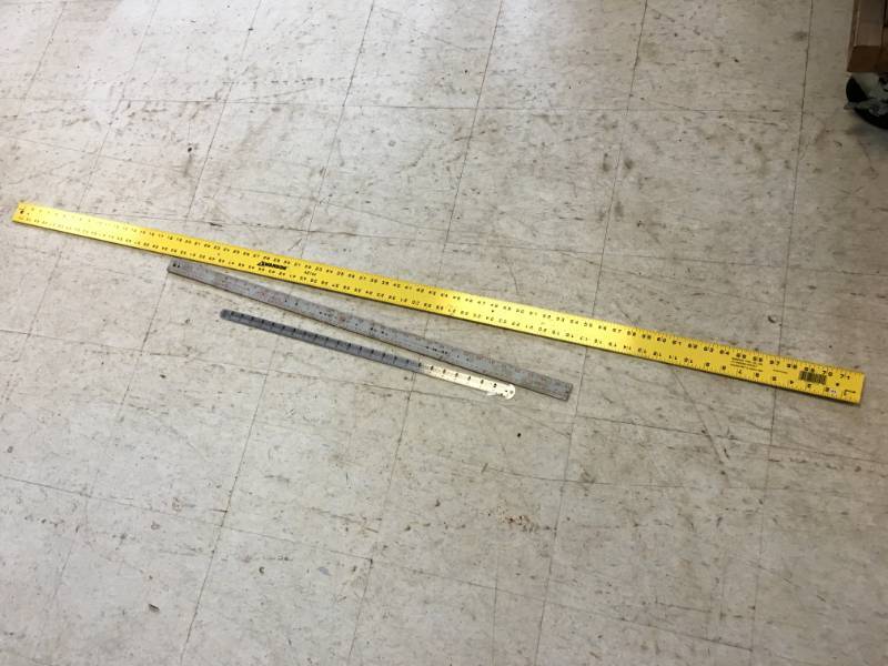 lot 58 image: Metal Rulers